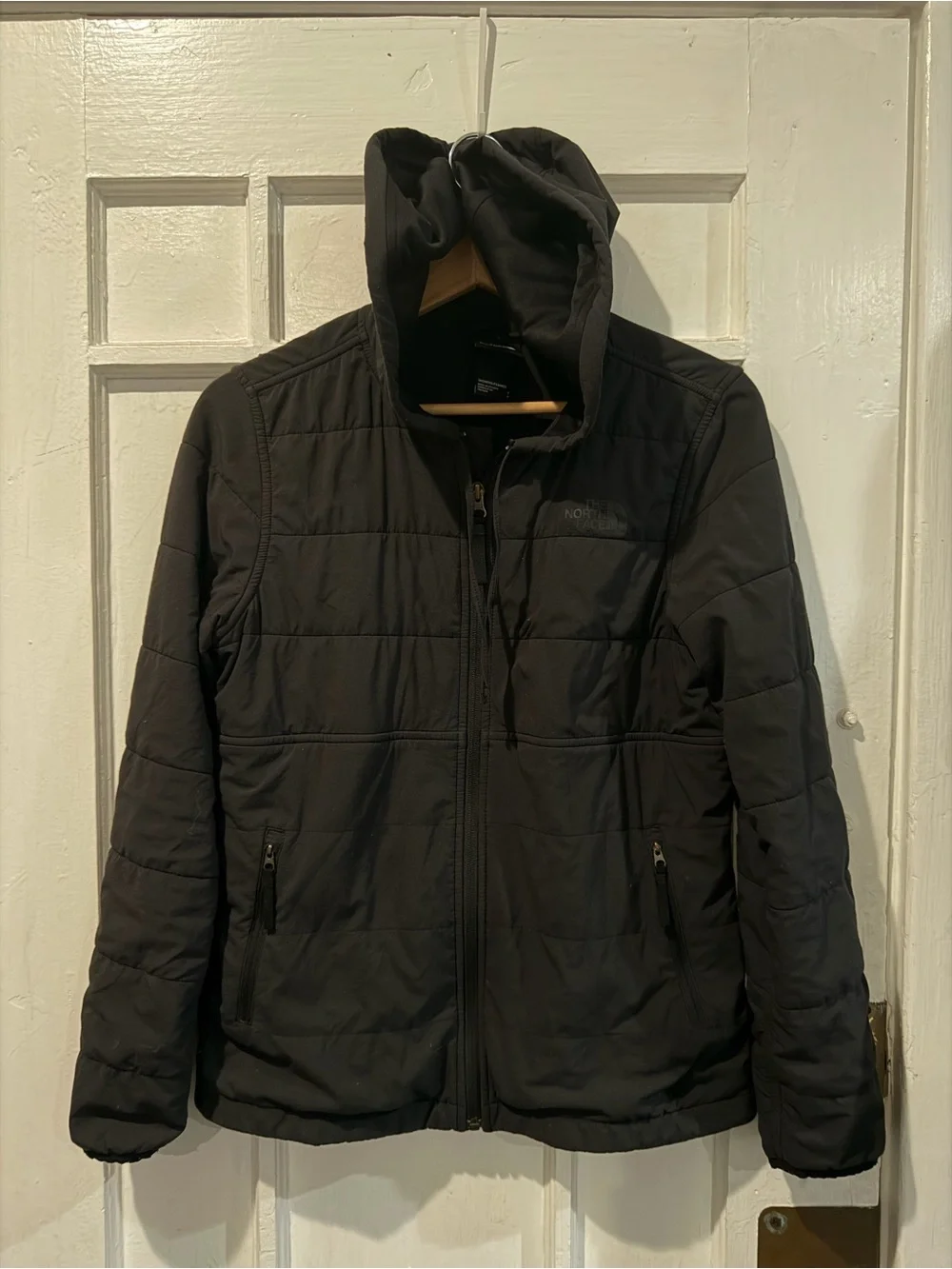 The North Face Black Quilted Hooded Puffer Jacket